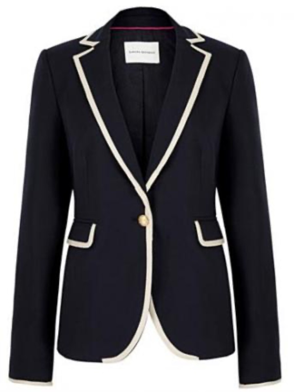 Banana Republic Blazer - Stone/Navy Trim (NWT)